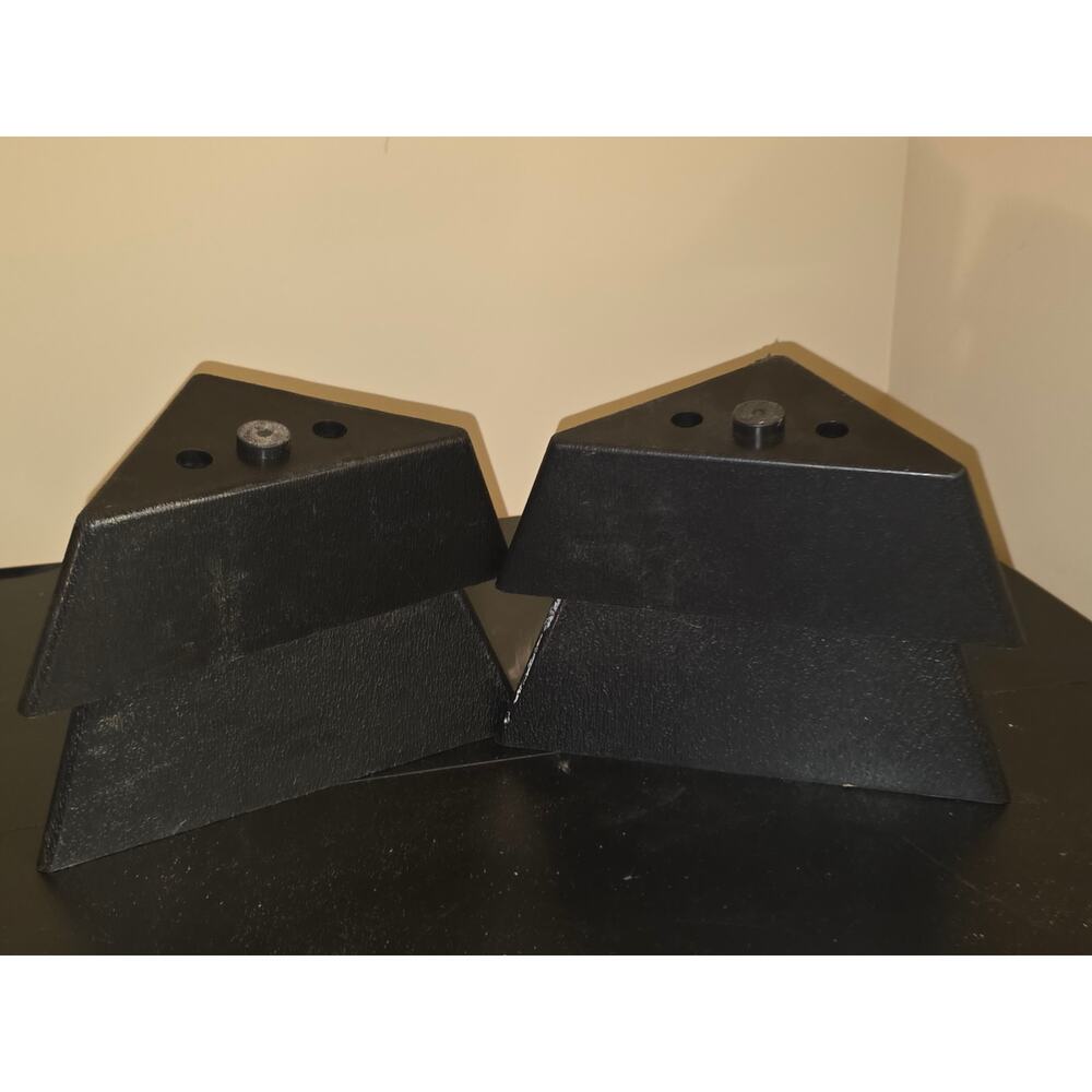 Plastic 8" x 6"  Replacement Furniture‎ Couch Chair Pedestal Sofa Legs Set Of 4